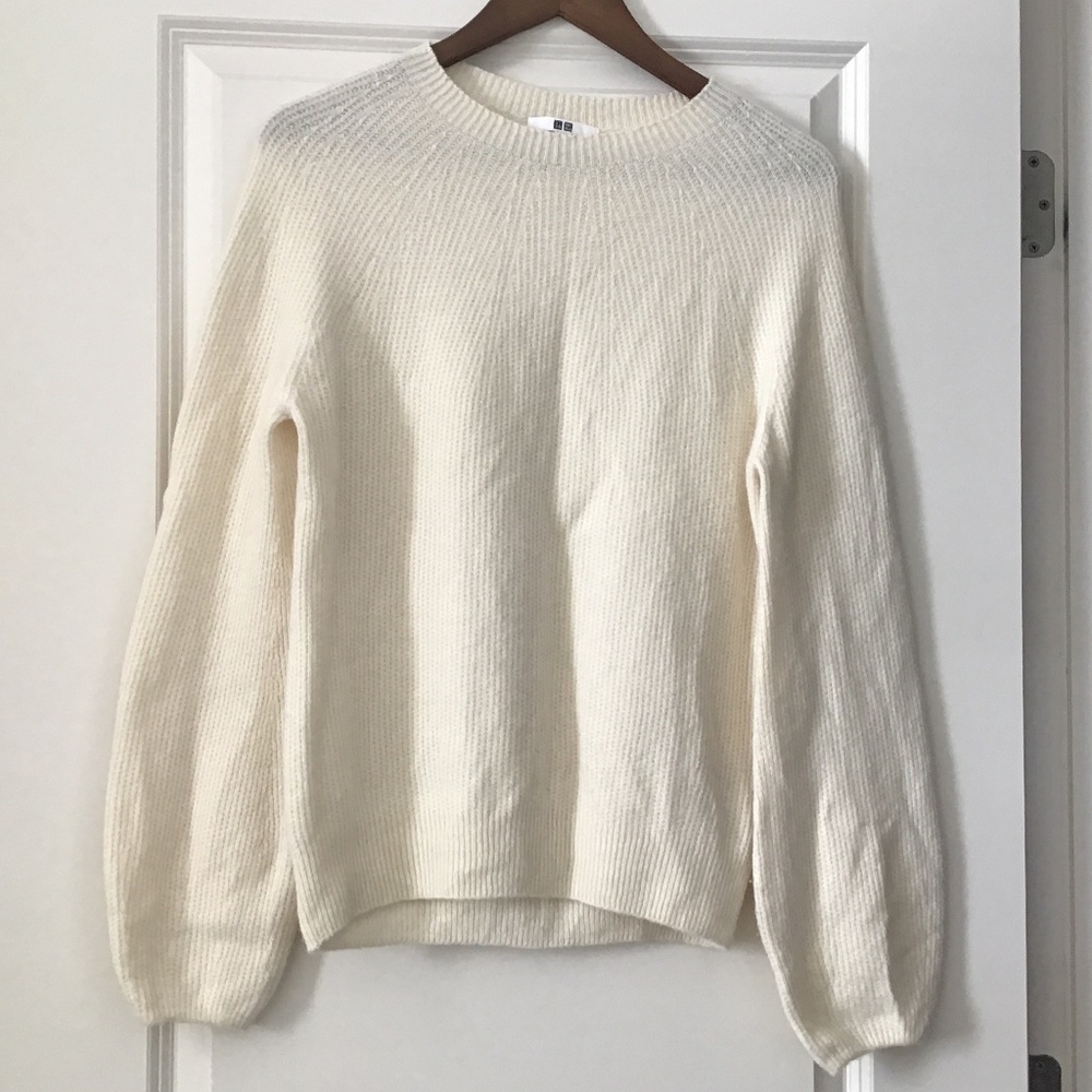 UNIQLO Bell Sleeves Wool Sweater